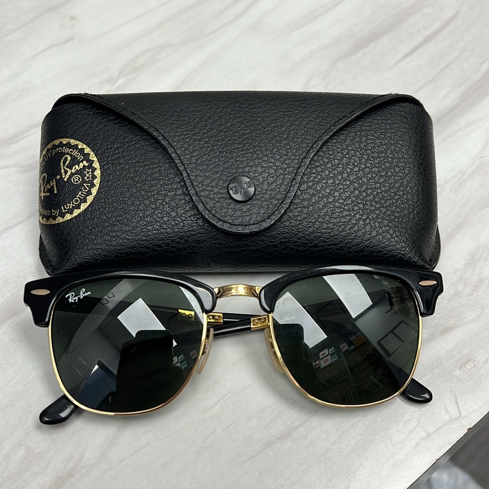 Mens foldable Ray Ban sunglasses